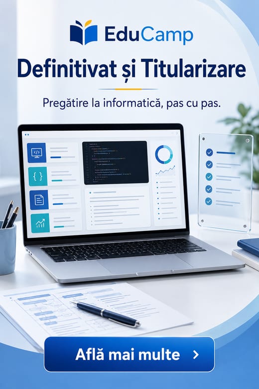 Pregătire pentru Definitivat și Titularizare la informatică, pas cu pas